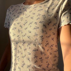 floral comfy tee